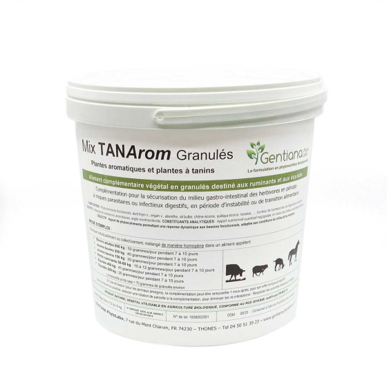 Granulés Mix TanArom 7,5kg Gentiana